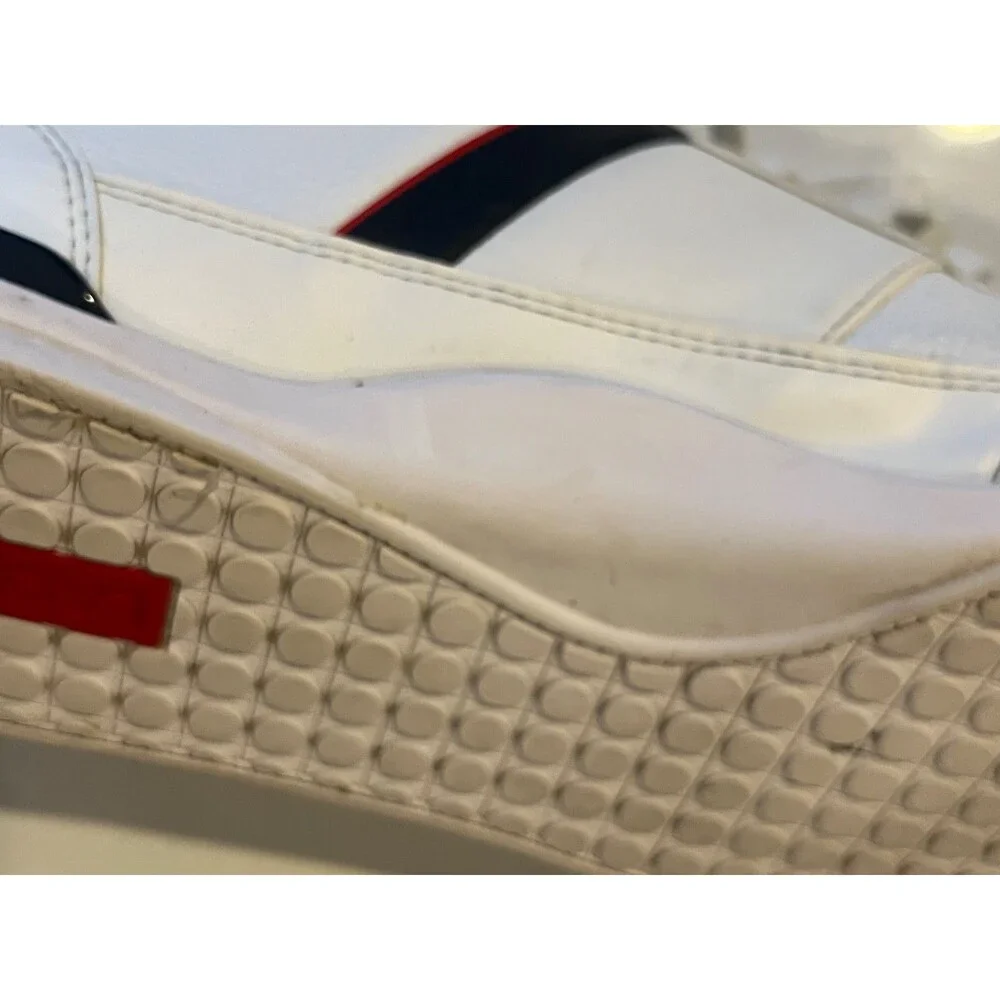 Lacoste Chaymon Men's White Leather Sneakers - Size 13